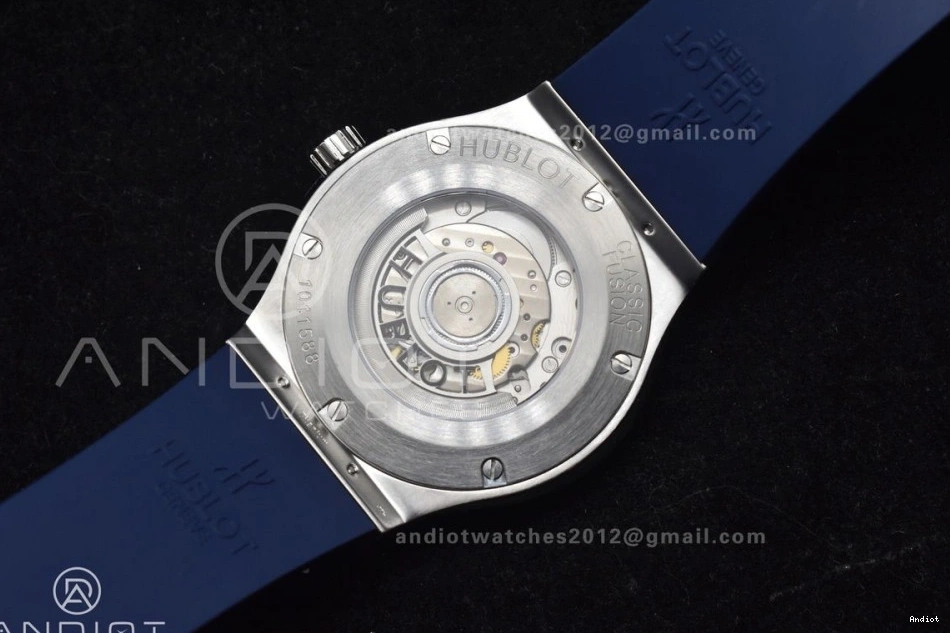 Edition Blue 1:1 SS A2892 Gummy Fusion HBF Classic Dial 42mm Strap Best On Blue 0313